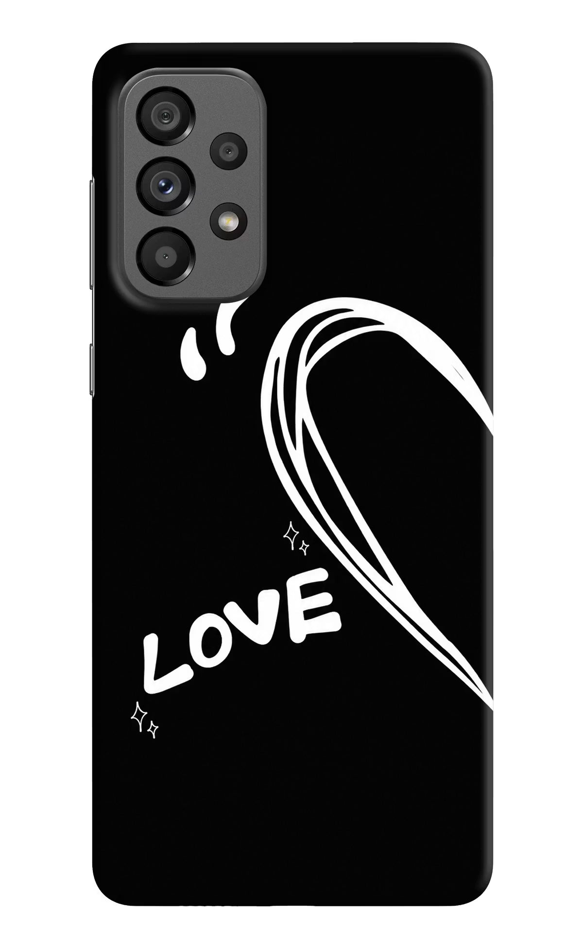 Love Line Samsung A73 5G Back Cover