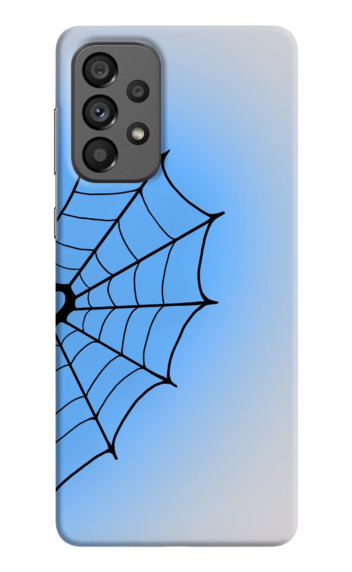 Blue Web Samsung A73 5G Back Cover