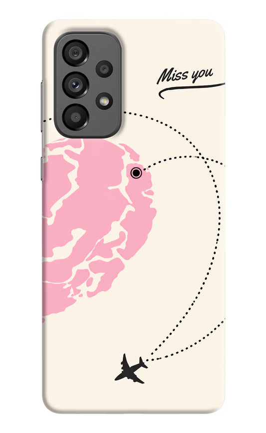 Miss Orbit Samsung A73 5G Hard Case Back Cover by Casekaro