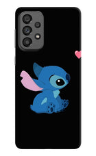 Stitch Crush Samsung A73 5G Hard Case Back Cover by Casekaro