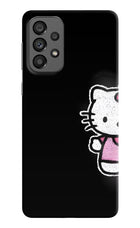 Kitty Charm Samsung A73 5G Hard Case Back Cover by Casekaro