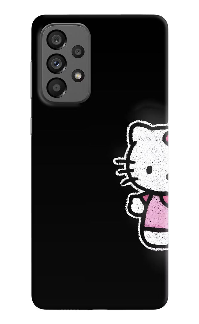 Kitty Charm Samsung A73 5G Hard Case Back Cover by Casekaro