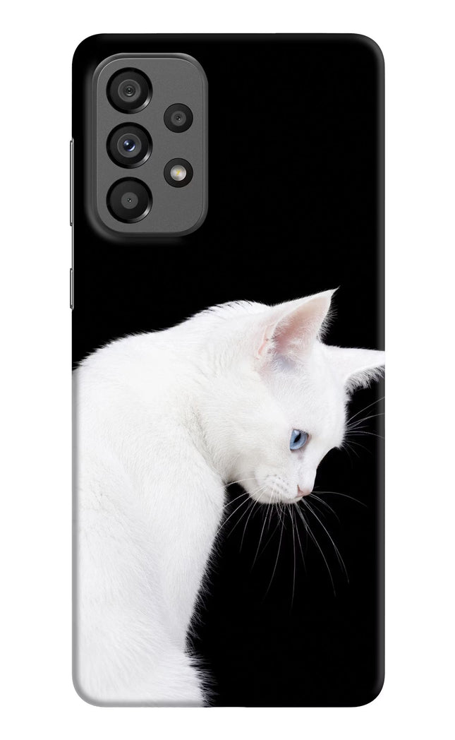 Snow Gaze Samsung A73 5G Hard Case Back Cover by Casekaro