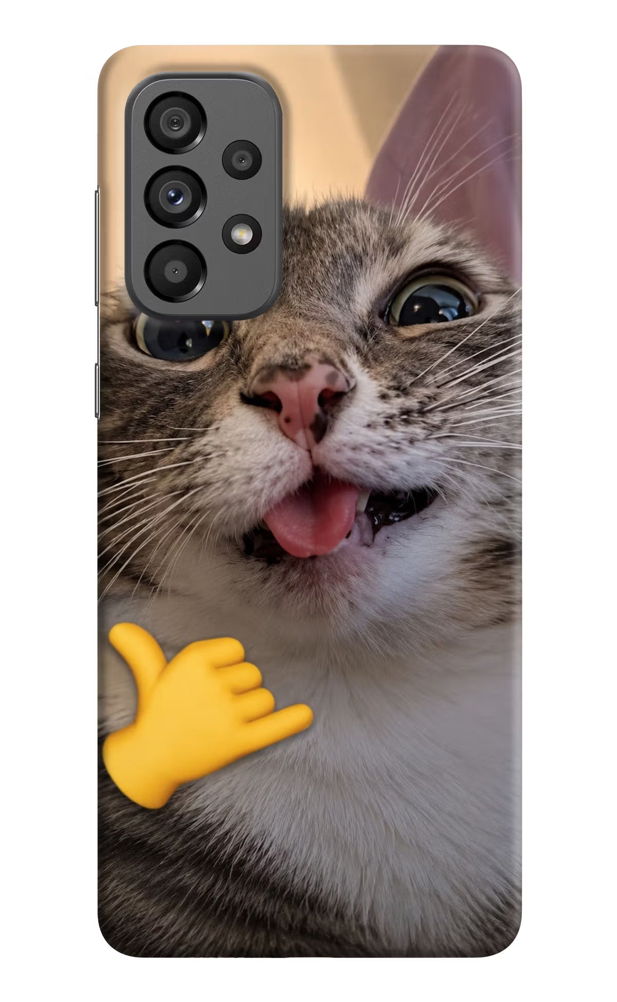 Silly Cat Call Samsung A73 5G Back Cover