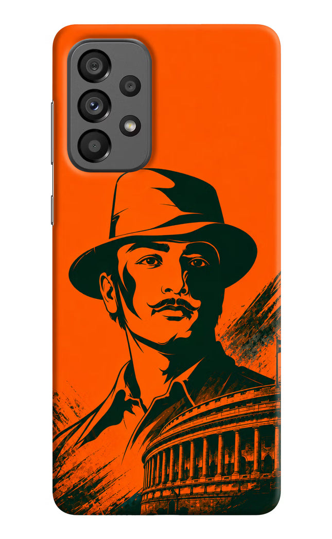 Bhagat Singh Legacy Samsung A73 5G Hard Case Back Cover by Casekaro