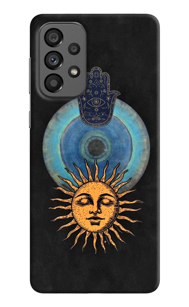 Divine Sun Samsung A73 5G Hard Case Back Cover by Casekaro