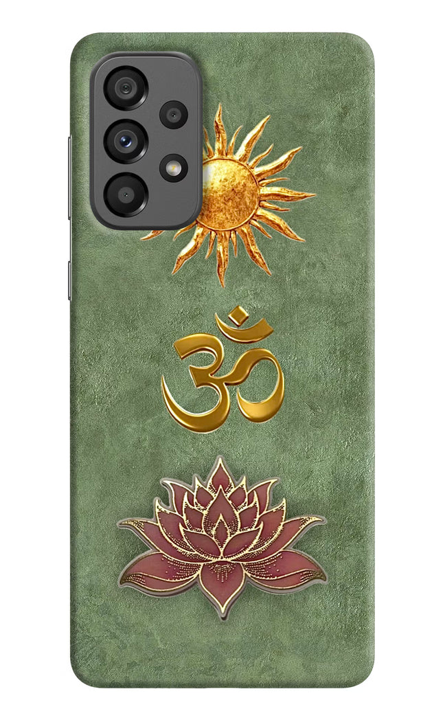 Om & Lotus Samsung A73 5G Back Cover