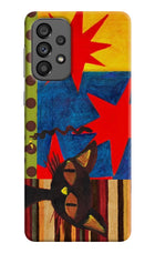 Pop Cat Samsung A73 5G Back Cover