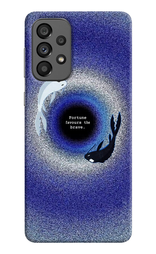 Dark Koi Samsung A73 5G Hard Case Back Cover by Casekaro
