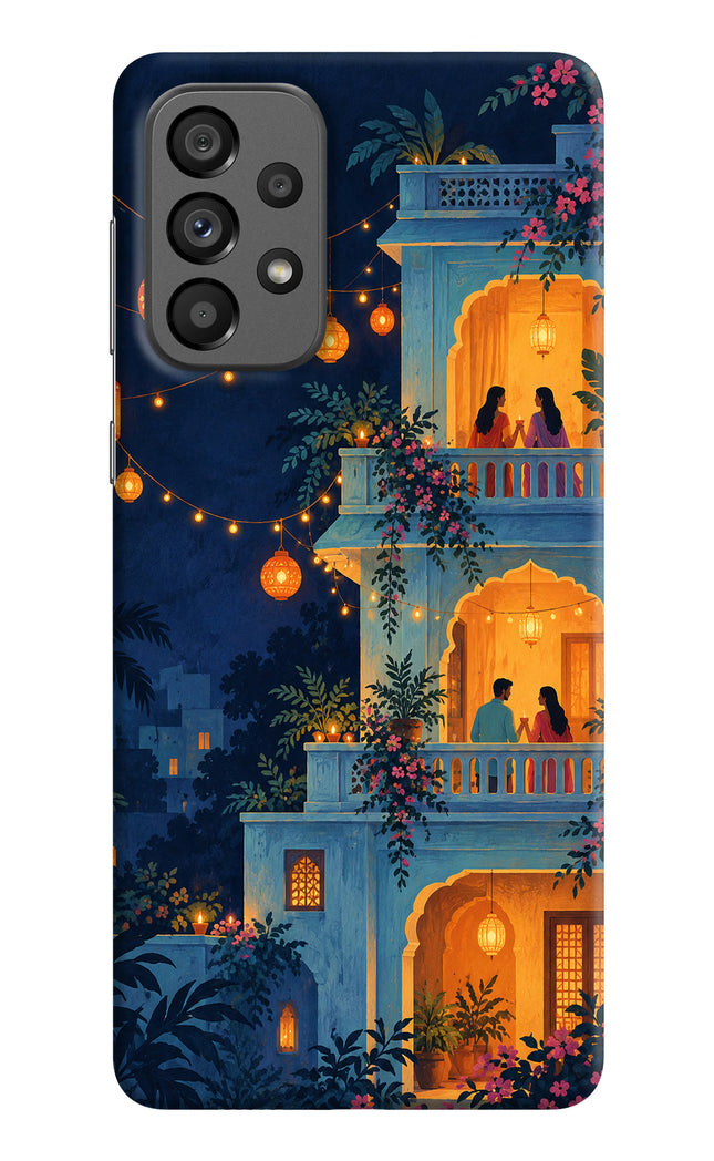 Balcony Glow Samsung A73 5G Hard Case Back Cover by Casekaro