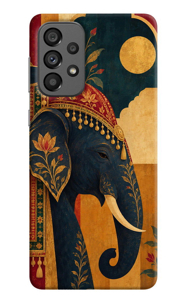 Royal Elephant Samsung A73 5G Hard Case Back Cover by Casekaro