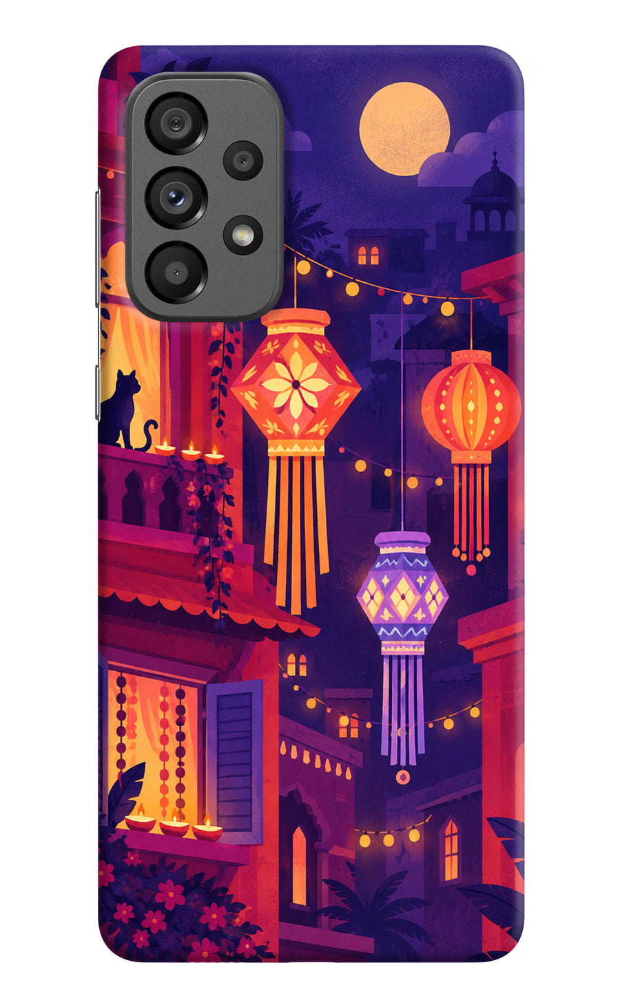 Lantern Lane Samsung A73 5G Back Cover, Hard case