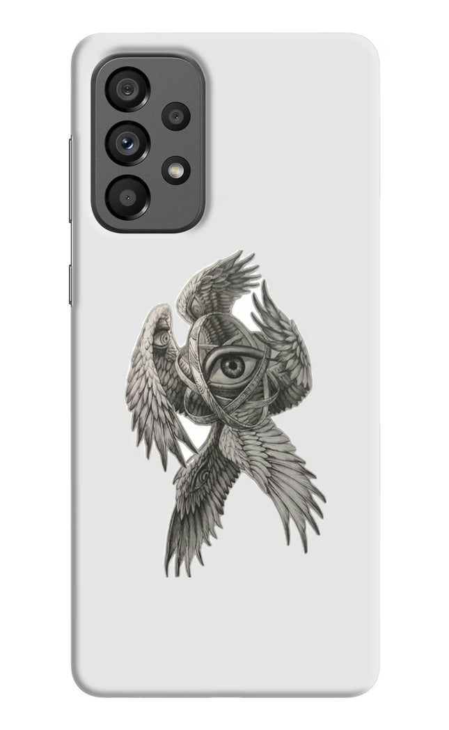Accurate Angel Samsung A73 5G Hard Case Back Cover by Casekaro