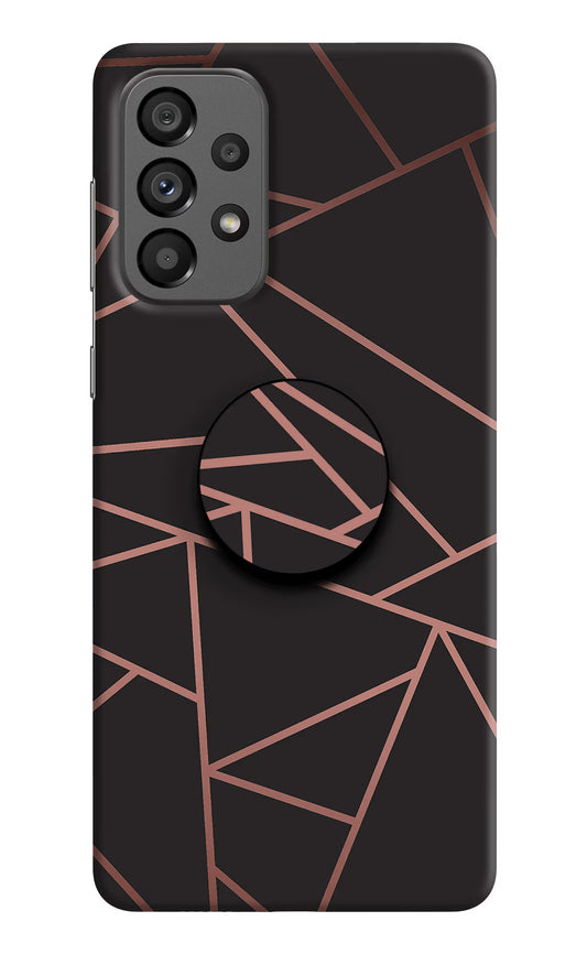 Geometric Pattern Samsung A73 5G Pop Case by Casekaro