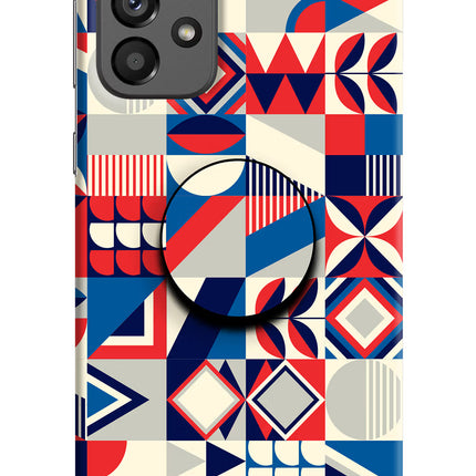 Colorful Pattern Samsung A73 5G Pop Case by Casekaro