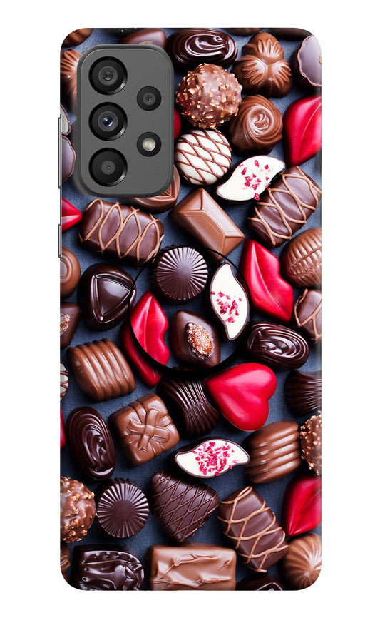 Chocolates Samsung A73 5G Pop Case by Casekaro
