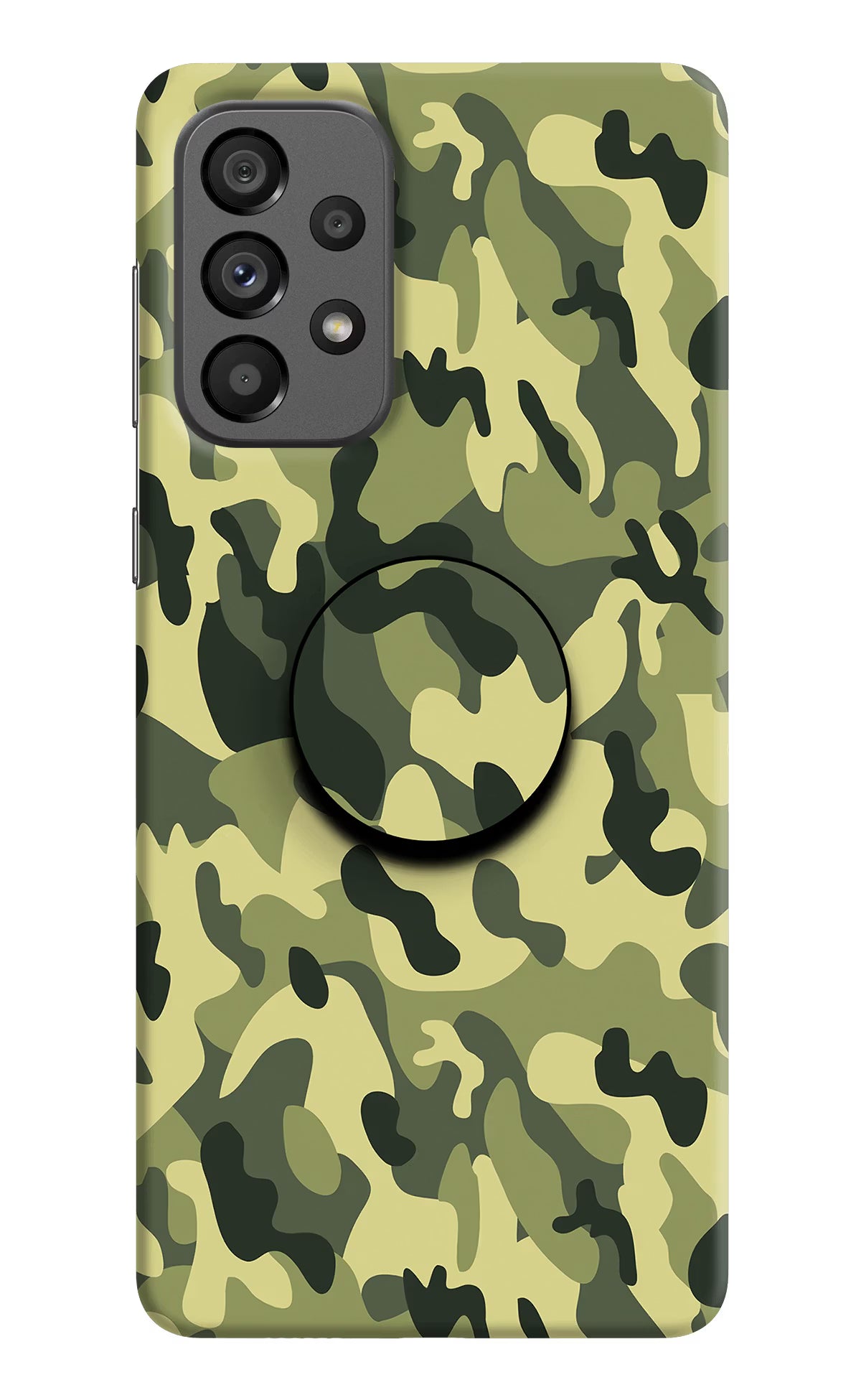 Camouflage Samsung A73 5G Pop Case by Casekaro