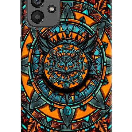 Angry Owl Samsung A73 5G Pop Case by Casekaro