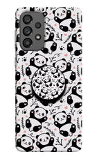 Cute Panda Samsung A73 5G Pop Case by Casekaro