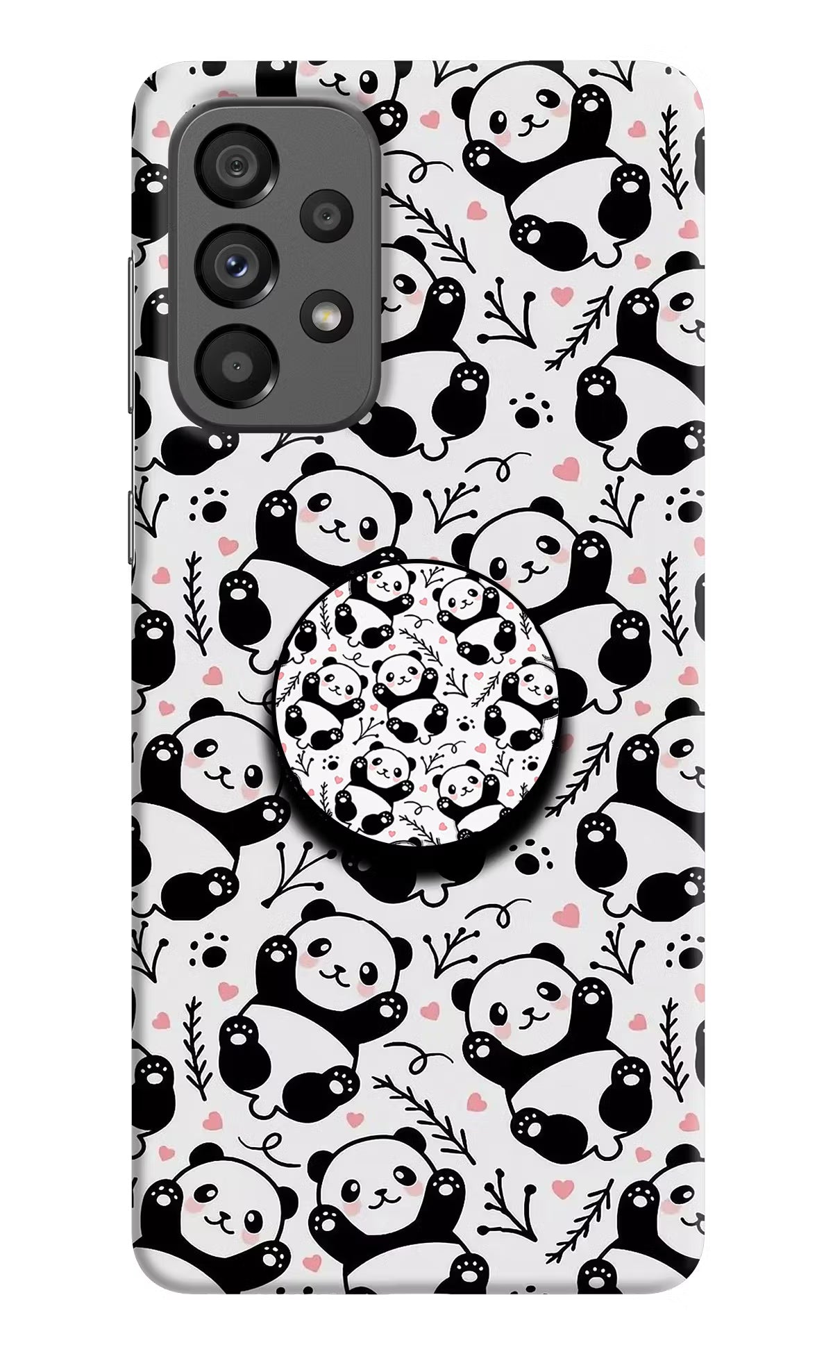 Cute Panda Samsung A73 5G Pop Case by Casekaro