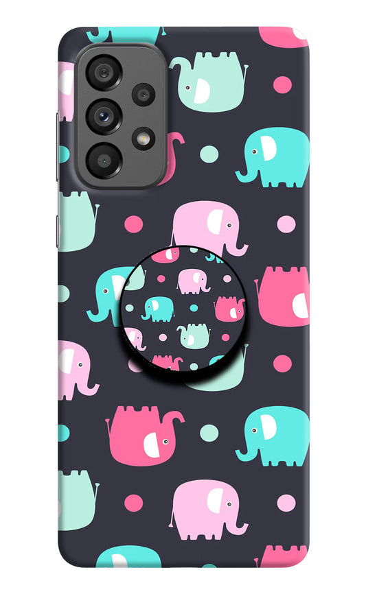 Baby Elephants Samsung A73 5G Pop Case by Casekaro