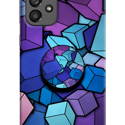 Cubic Abstract Samsung A73 5G Pop Case by Casekaro