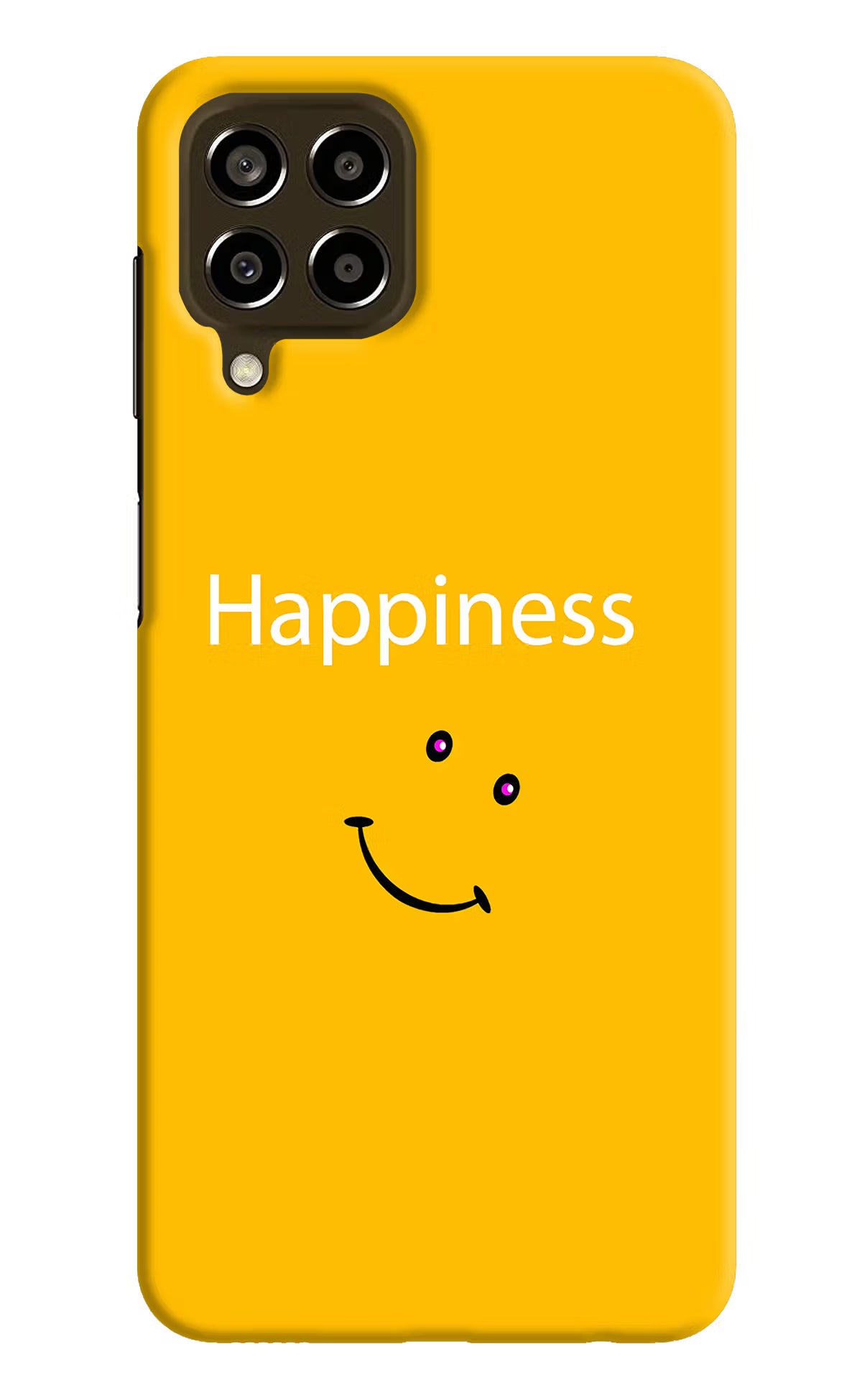 Happiness With Smiley Samsung M33 5G Hard Case Back Cover by Casekaro
