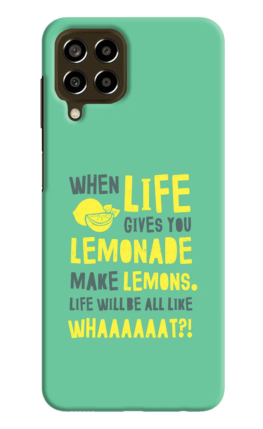 Quote Samsung M33 5G Back Cover, Hard case