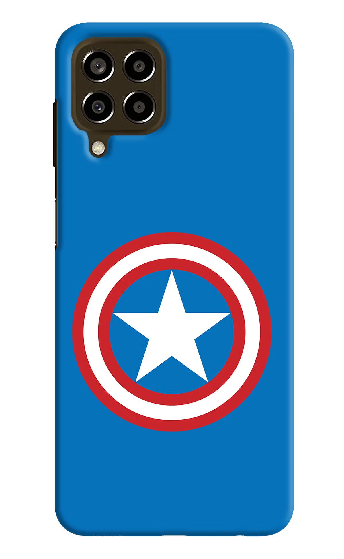 Captain America Logo Samsung M33 5G Hard Case Back Cover by Casekaro