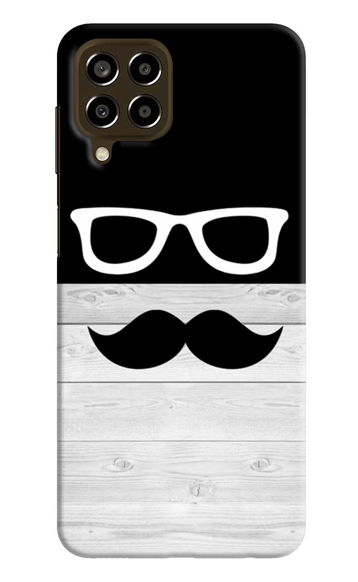 Mustache Samsung M33 5G Hard Case Back Cover by Casekaro