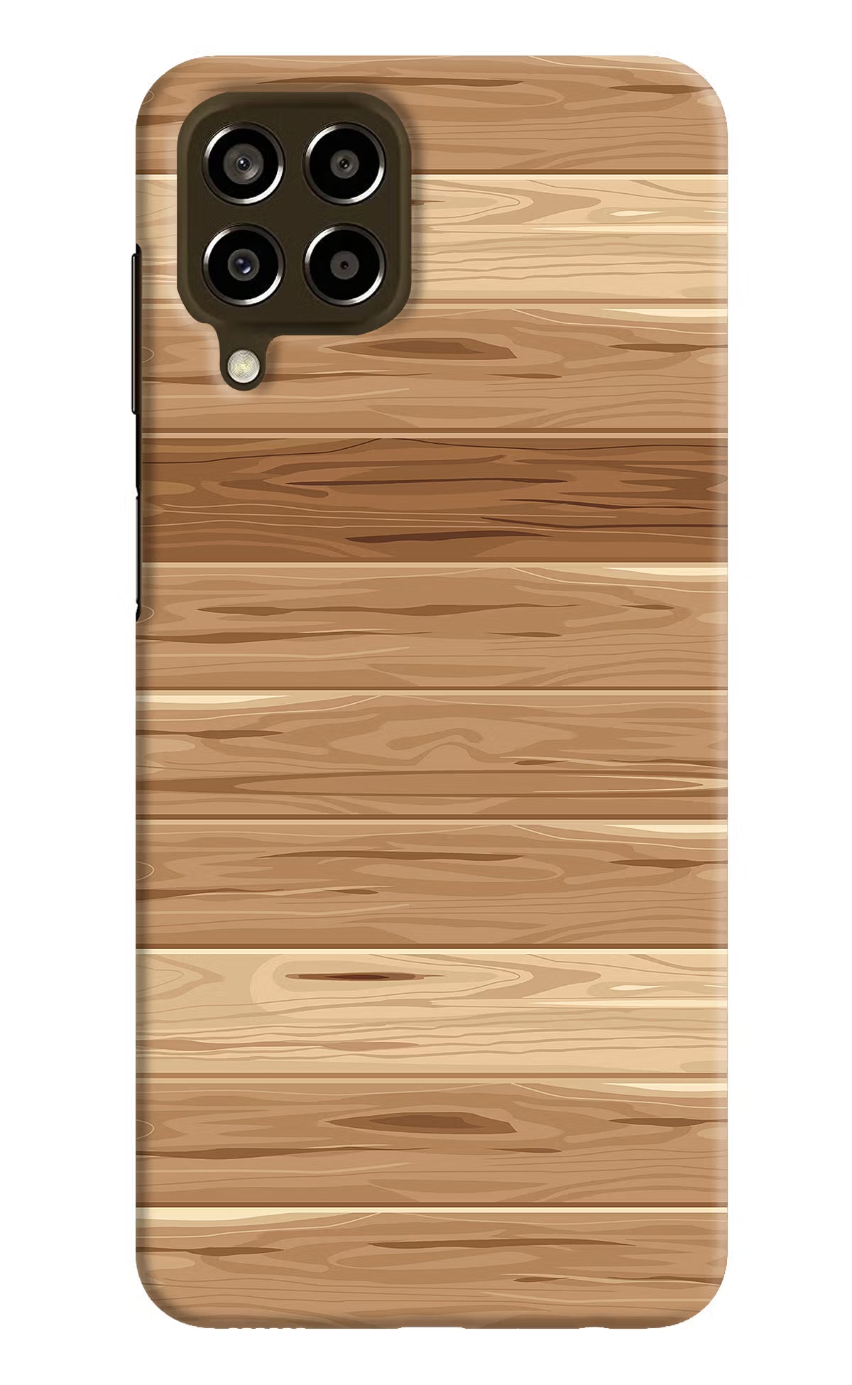 Wooden Vector Samsung M33 5G Hard Case Back Cover by Casekaro