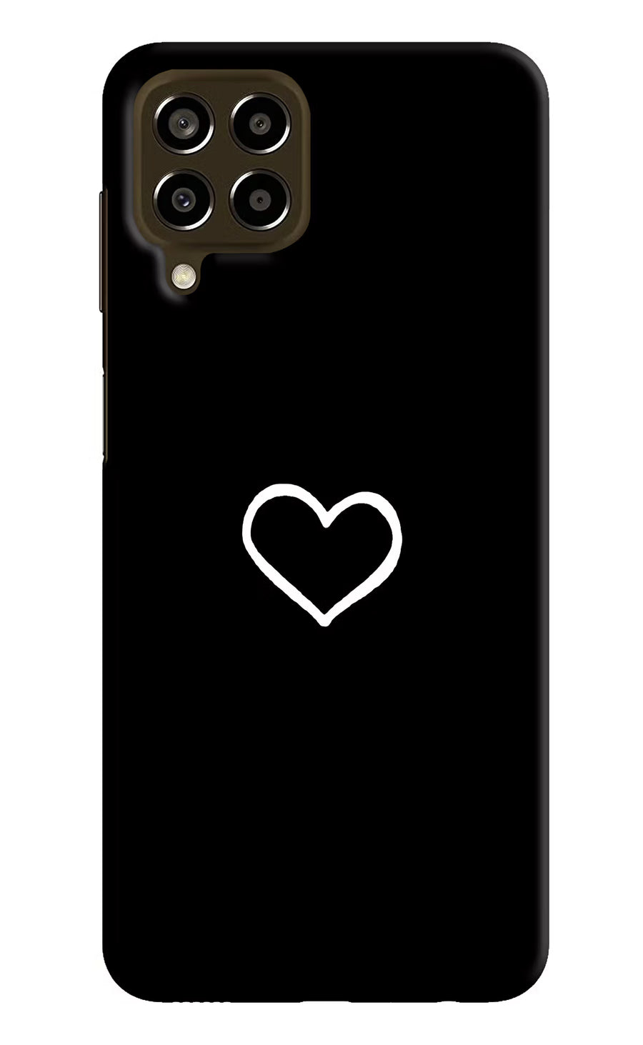 Heart Samsung M33 5G Back Cover, Hard case