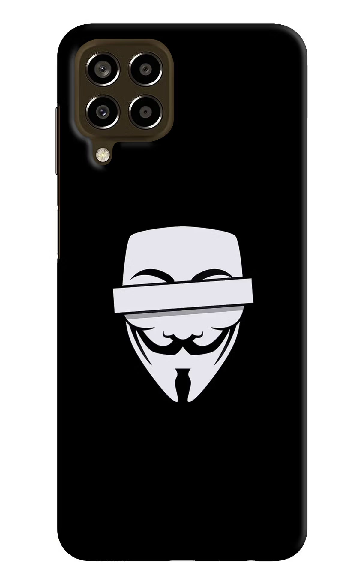 Anonymous Face Samsung M33 5G Hard Case Back Cover by Casekaro