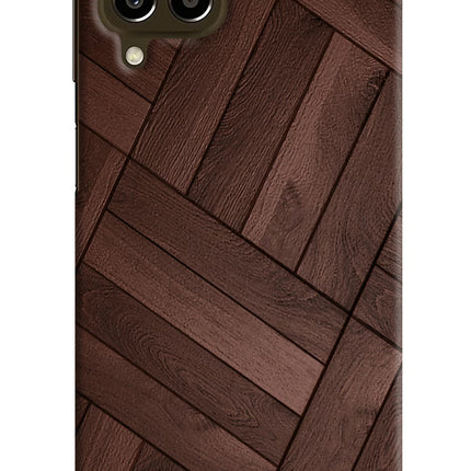Wooden Texture Design Samsung M33 5G Hard Case Back Cover by Casekaro