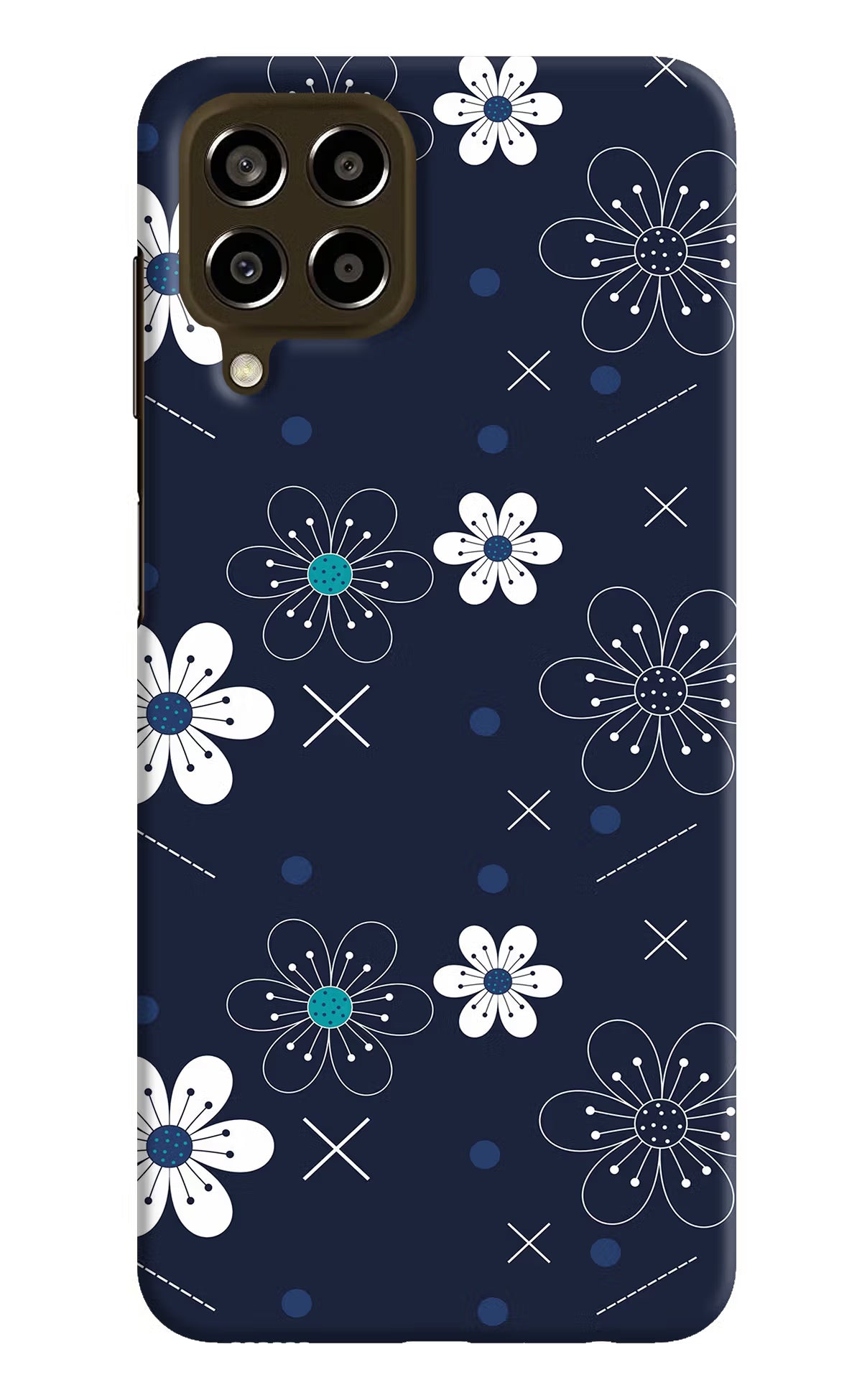 Flowers Samsung M33 5G Hard Case Back Cover by Casekaro