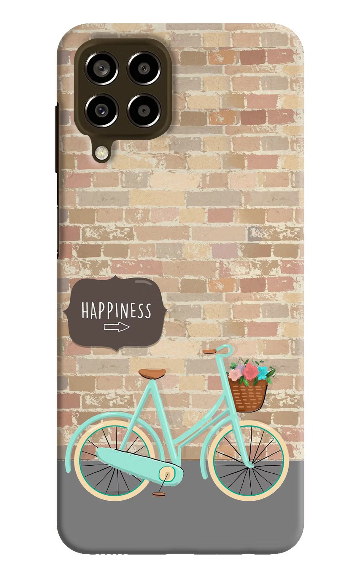 Happiness Artwork Samsung M33 5G Hard Case Back Cover by Casekaro