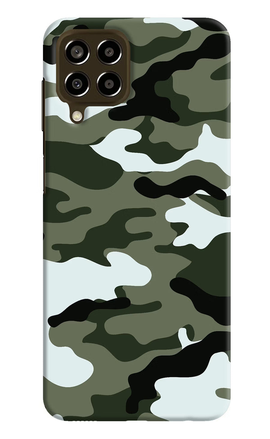 Camouflage Samsung M33 5G Back Cover, Hard case