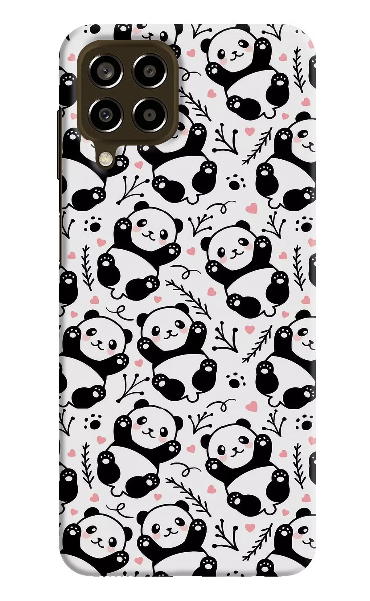 Cute Panda Samsung M33 5G Hard Case Back Cover by Casekaro