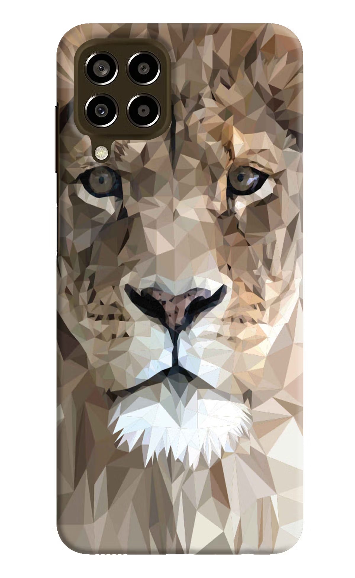 Lion Art Samsung M33 5G Hard Case Back Cover by Casekaro