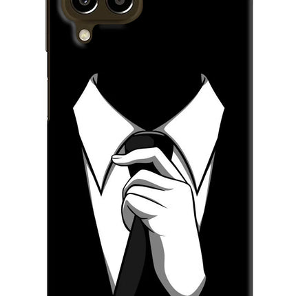 Black Tie Samsung M33 5G Hard Case Back Cover by Casekaro