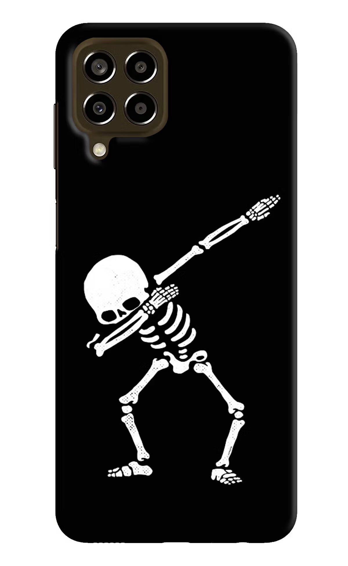 Dabbing Skeleton Art Samsung M33 5G Hard Case Back Cover by Casekaro