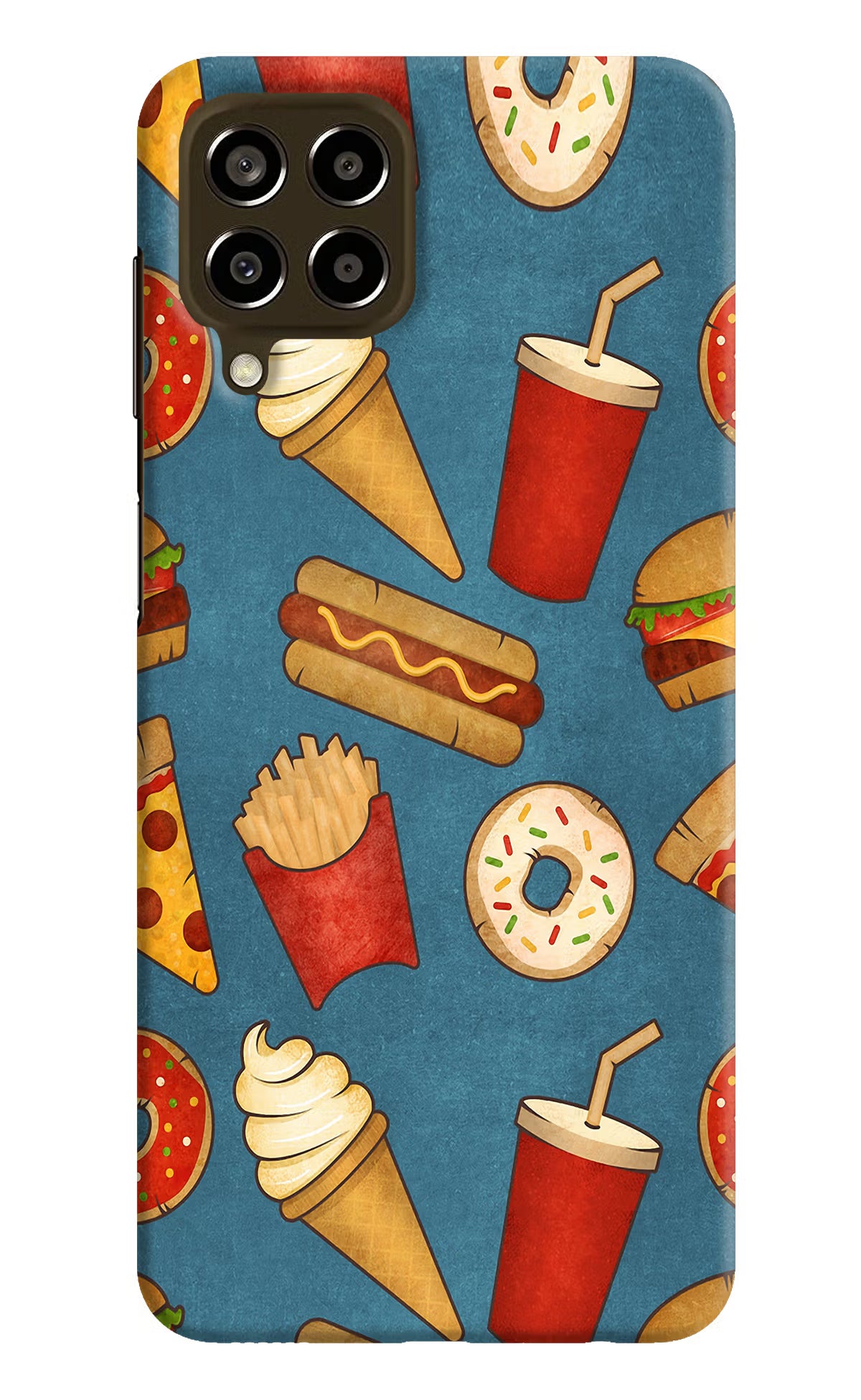 Foodie Samsung M33 5G Hard Case Back Cover by Casekaro