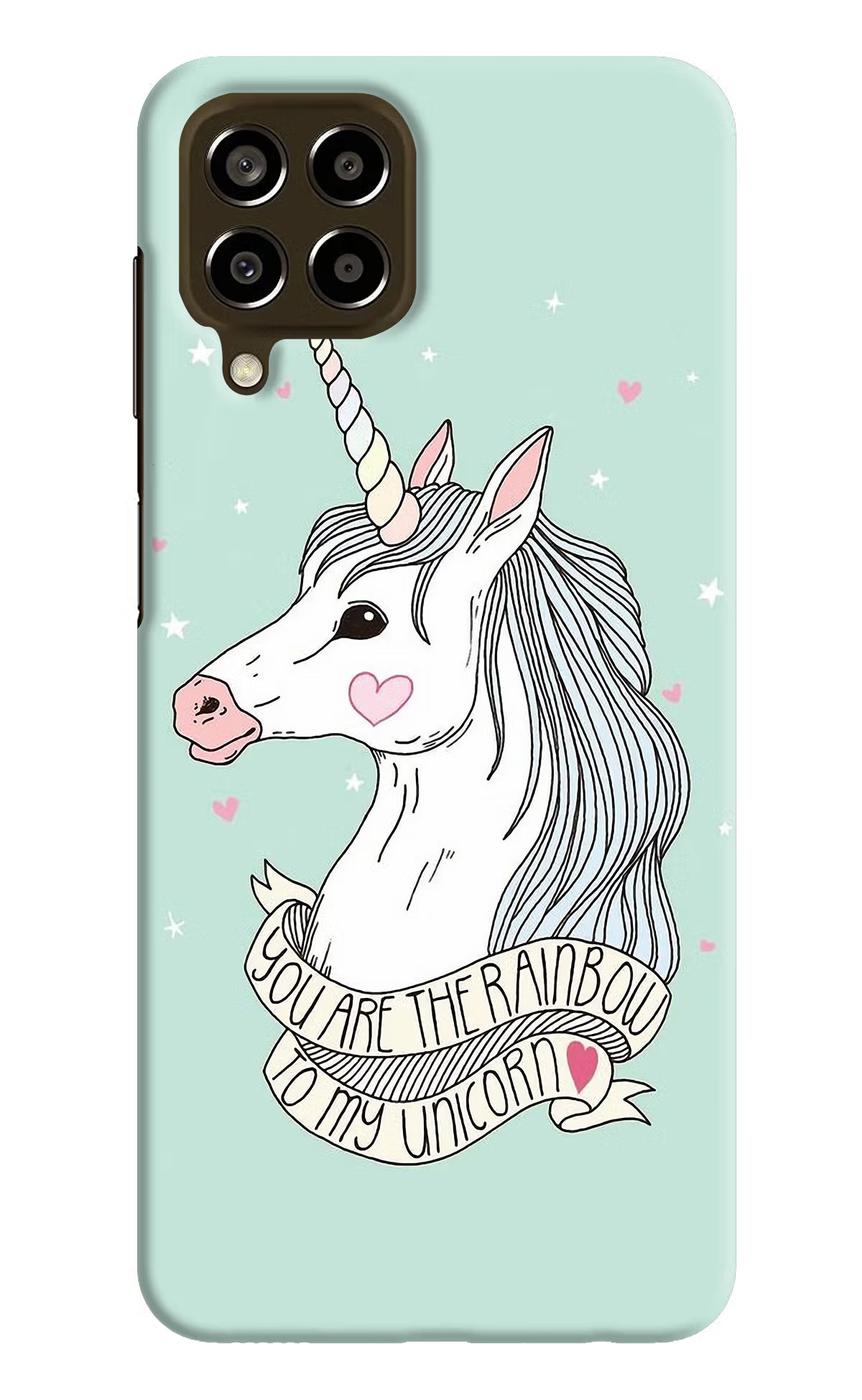 Unicorn Wallpaper Samsung M33 5G Hard Case Back Cover by Casekaro