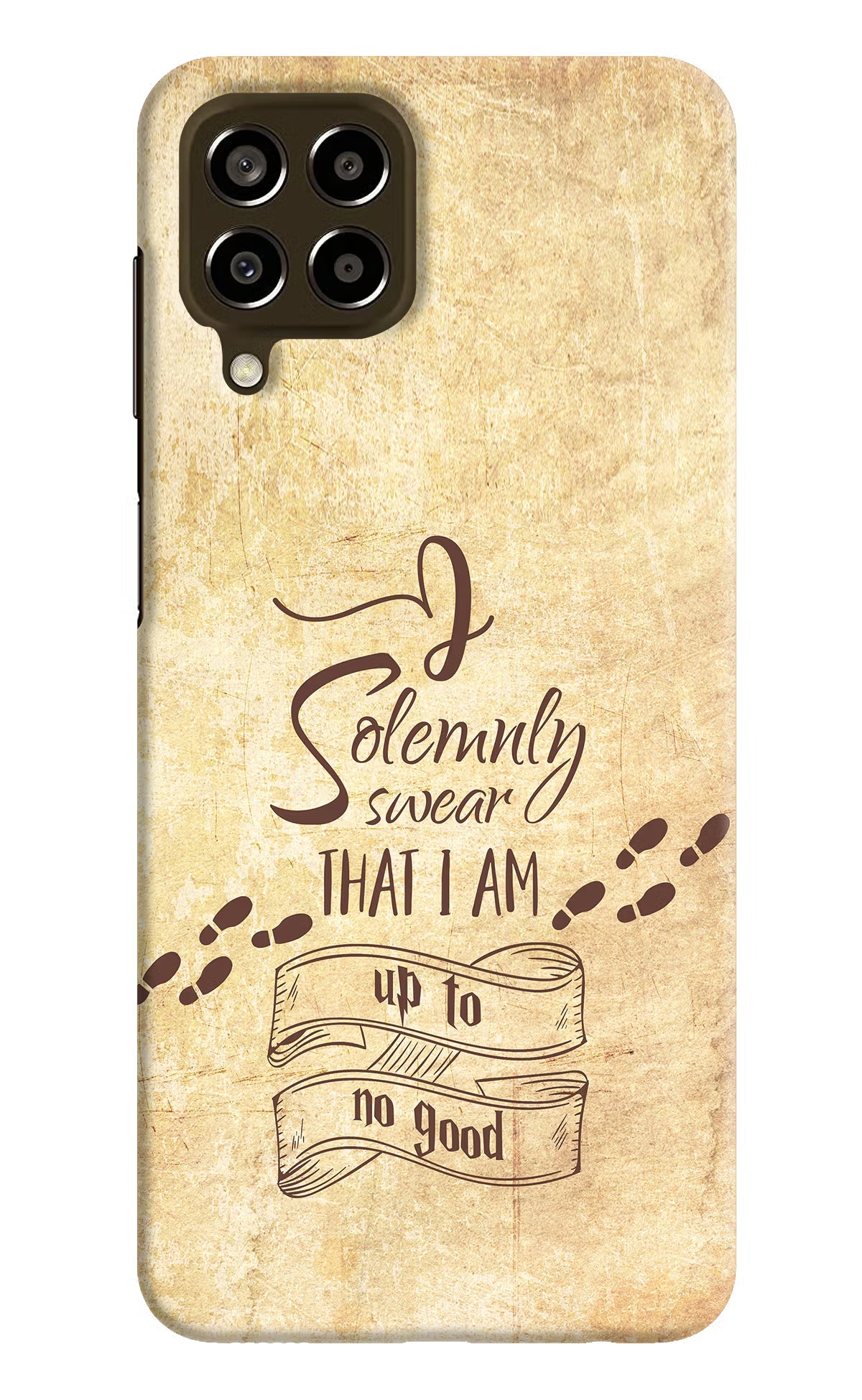 I Solemnly swear that i up to no good Samsung M33 5G Hard Case Back Cover by Casekaro