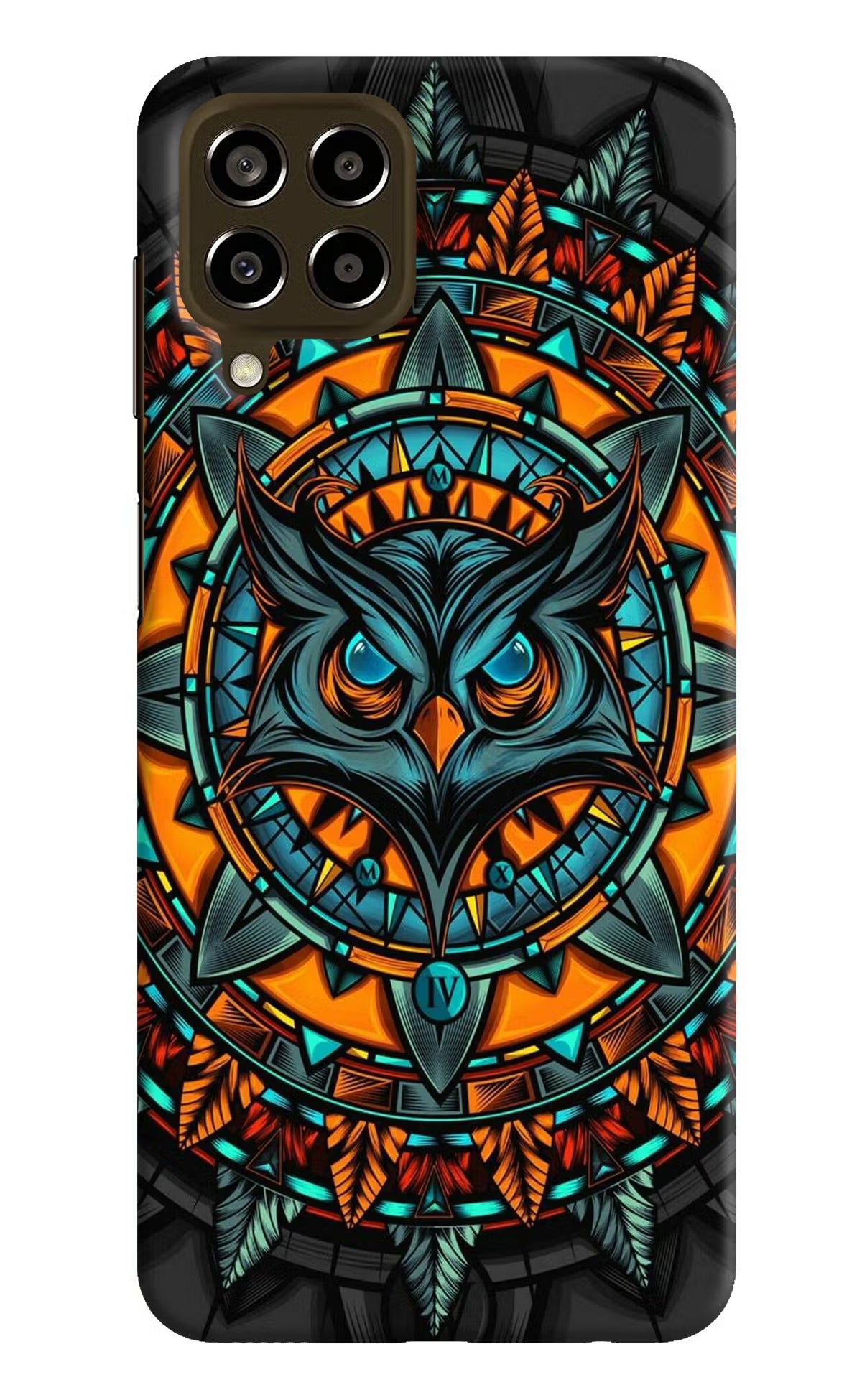Angry Owl Art Samsung M33 5G Hard Case Back Cover by Casekaro