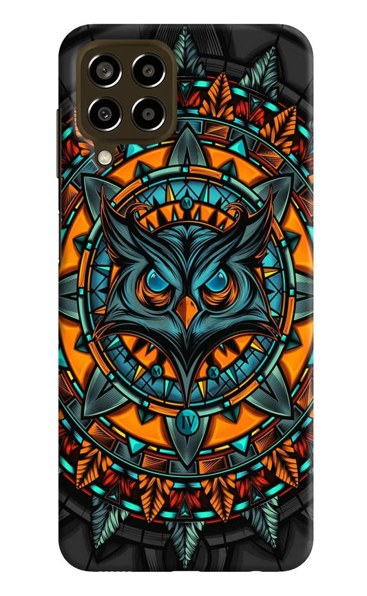 Angry Owl Art Samsung M33 5G Hard Case Back Cover by Casekaro