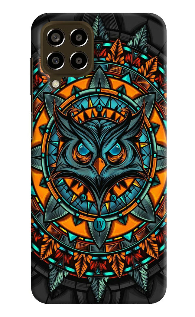 Angry Owl Art Samsung M33 5G Hard Case Back Cover by Casekaro