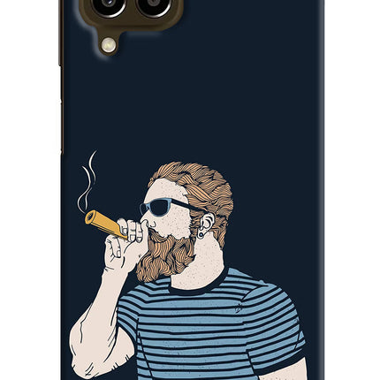 Smoking Samsung M33 5G Hard Case Back Cover by Casekaro