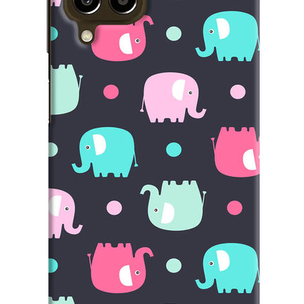 Elephants Samsung M33 5G Hard Case Back Cover by Casekaro