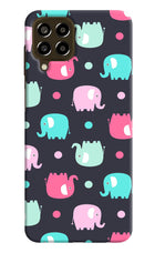 Elephants Samsung M33 5G Hard Case Back Cover by Casekaro